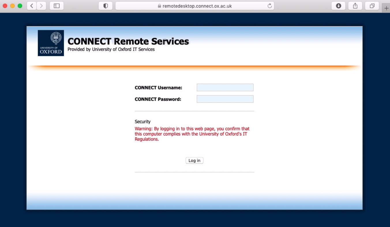 Connect RDP Login