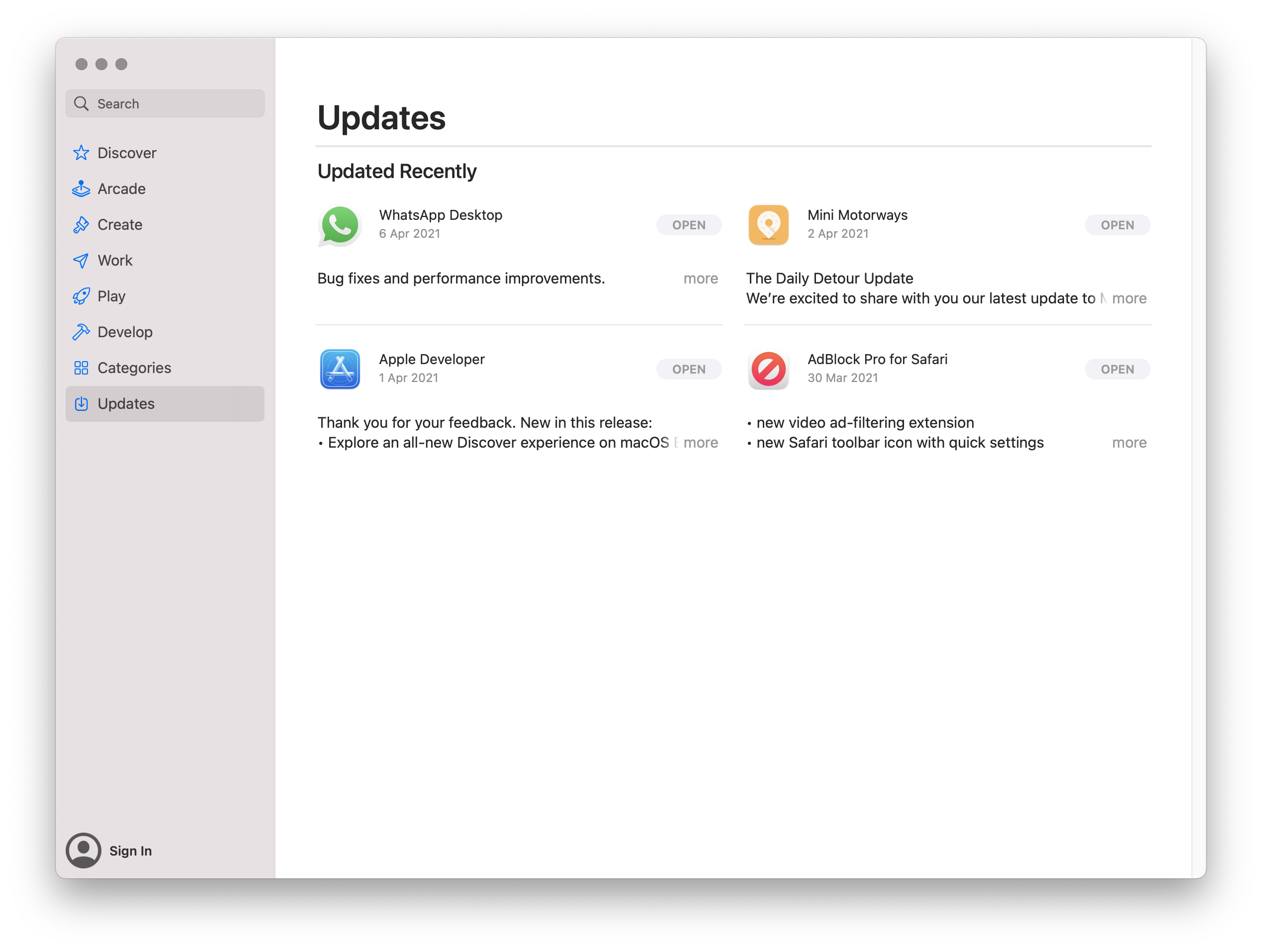 App Store updates to remote desktop